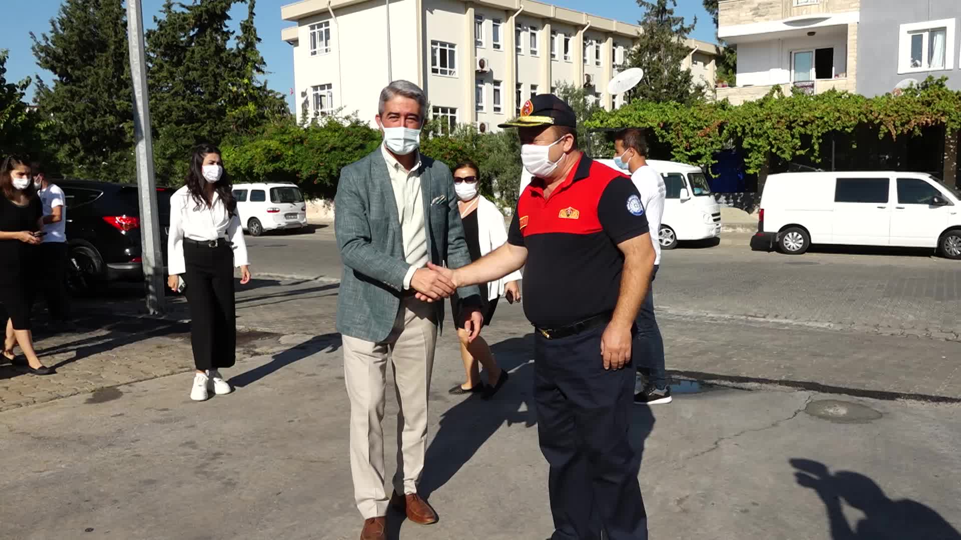 MARMARİS BELEDİYE BAŞKANI OKTAY’DAN İTFAİYECİLERE TEŞEKKÜR