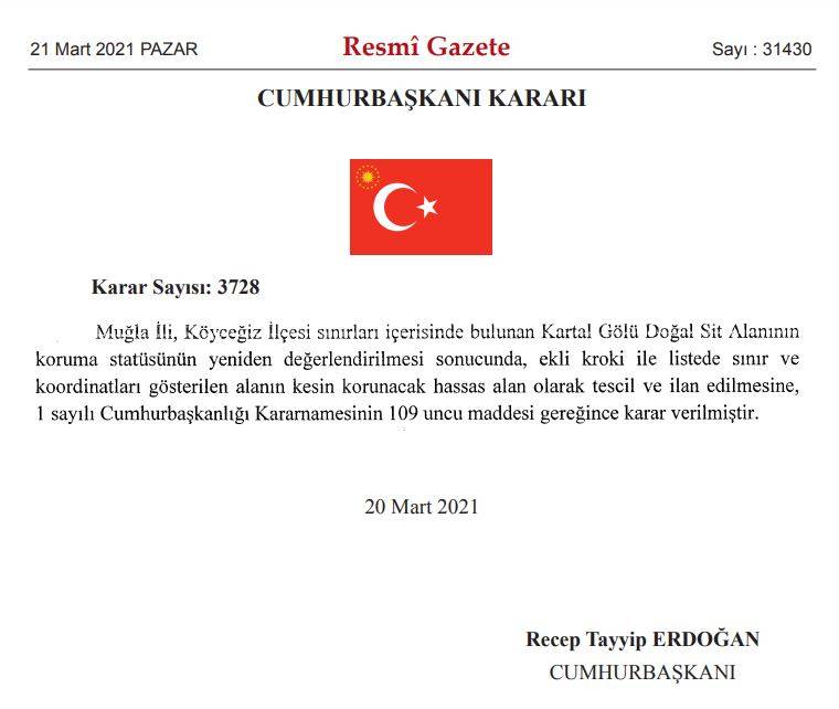 KARTAL GÖLÜ DENİZLİ’NİN Mİ? MUĞLA’NIN MI?