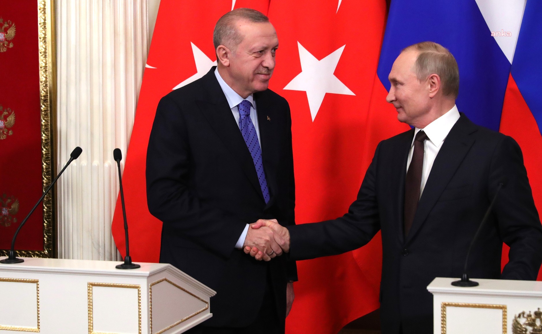 CUMHURBAŞKANI ERDOĞAN VE RUSYA DEVLET BAŞKANI PUTİN'İN GÖRÜŞMESİ BAŞLADI