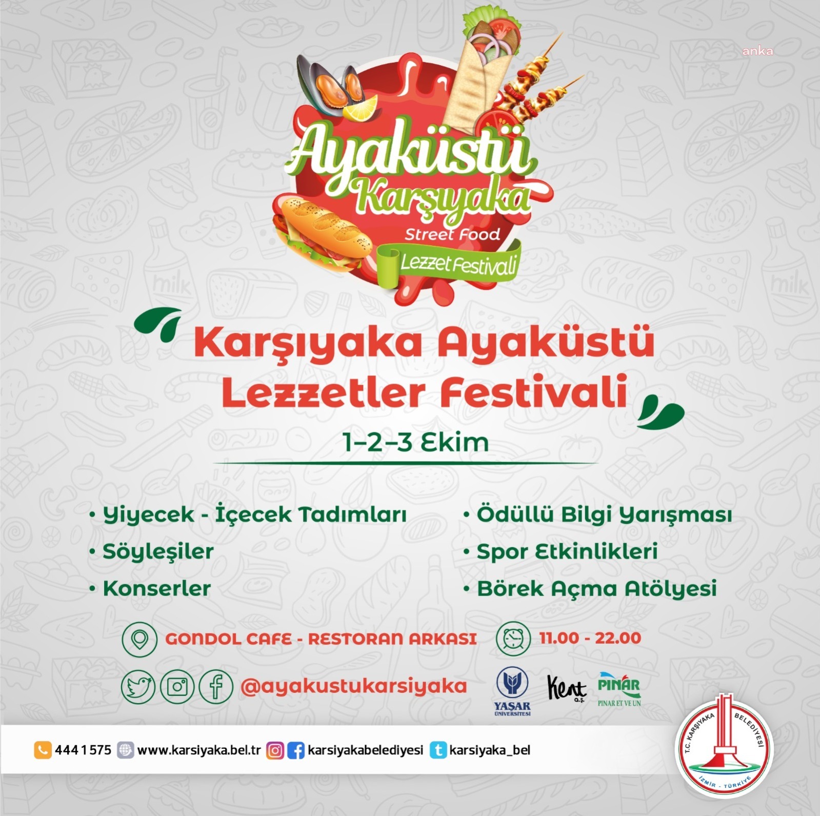 KARŞIYAKA AYAKÜSTÜ LEZZETLER FESTİVALİ BAŞLIYOR