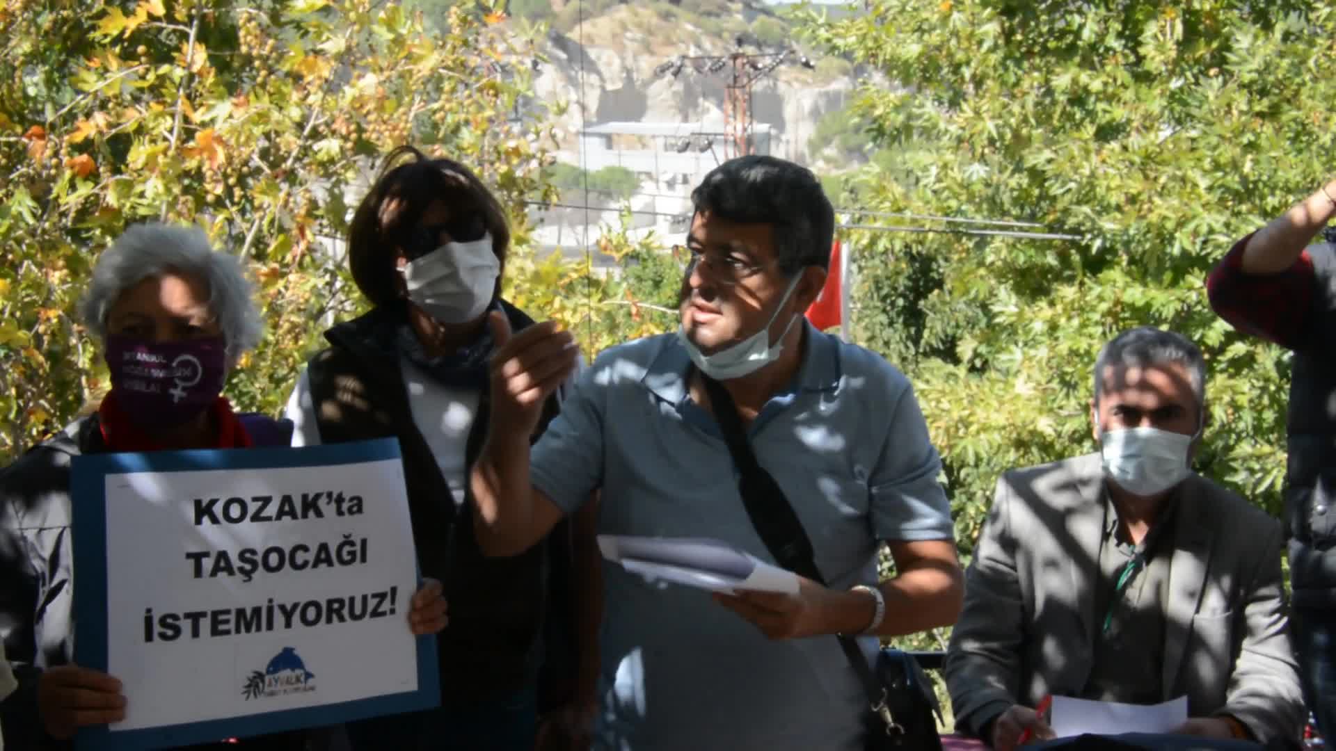 ÇAM FISTIĞIYLA ÜNLÜ KOZAK YAYLASI'NDA KÖYLÜLERDEN TAŞ OCAĞI TEPKİSİ. HALKIN KATILIM TOPLANTISI YAPILAMADI