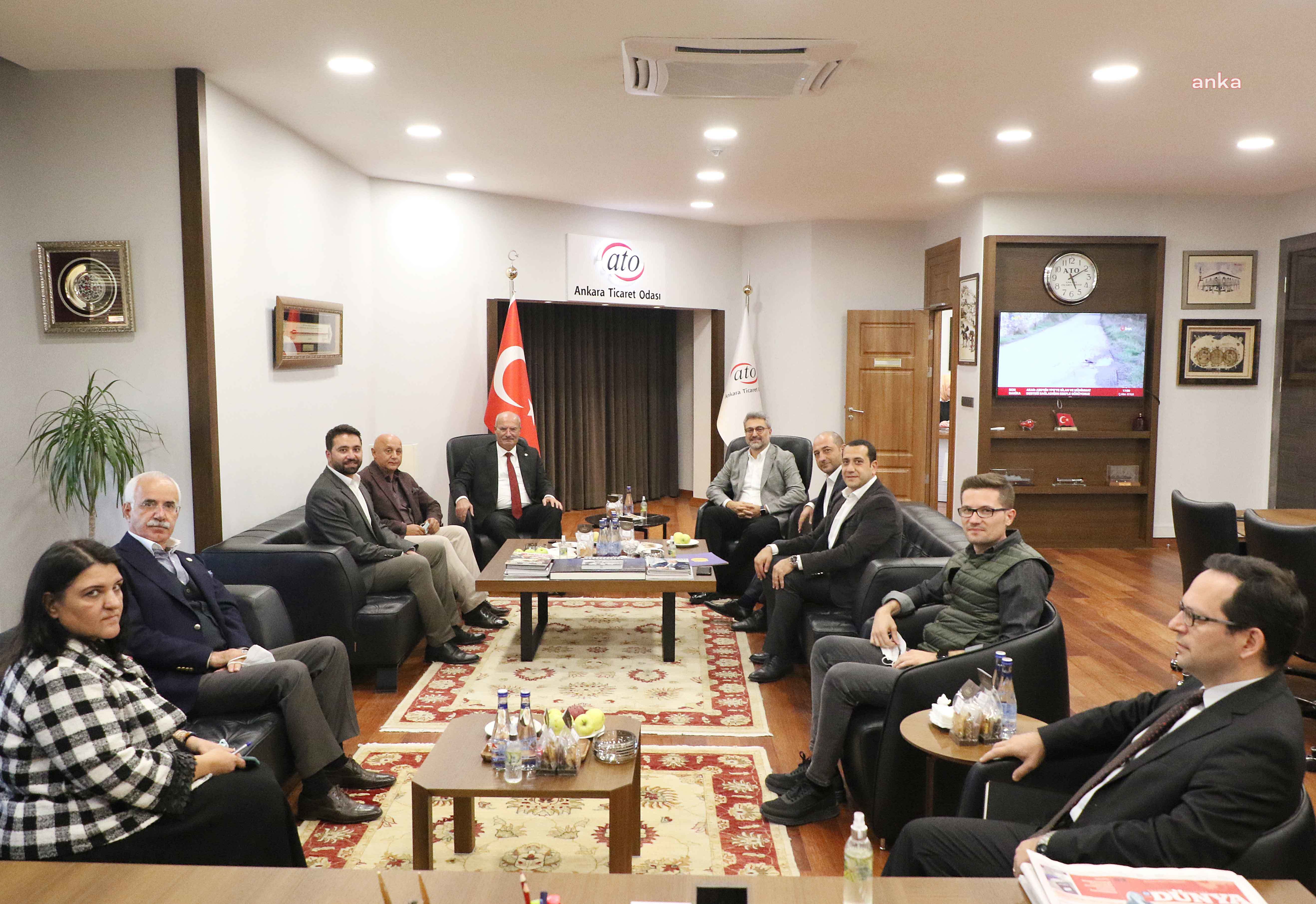 ATO BAŞKANI BARAN, GETİR'İN YÖNETİMİYLE BULUŞTU