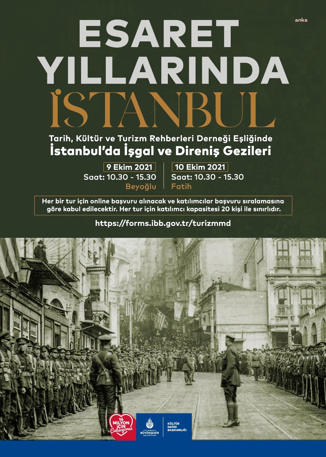 İBB, “ESARET YILLARINDA İSTANBUL” TEMALI TURLAR DÜZENLEYECEK