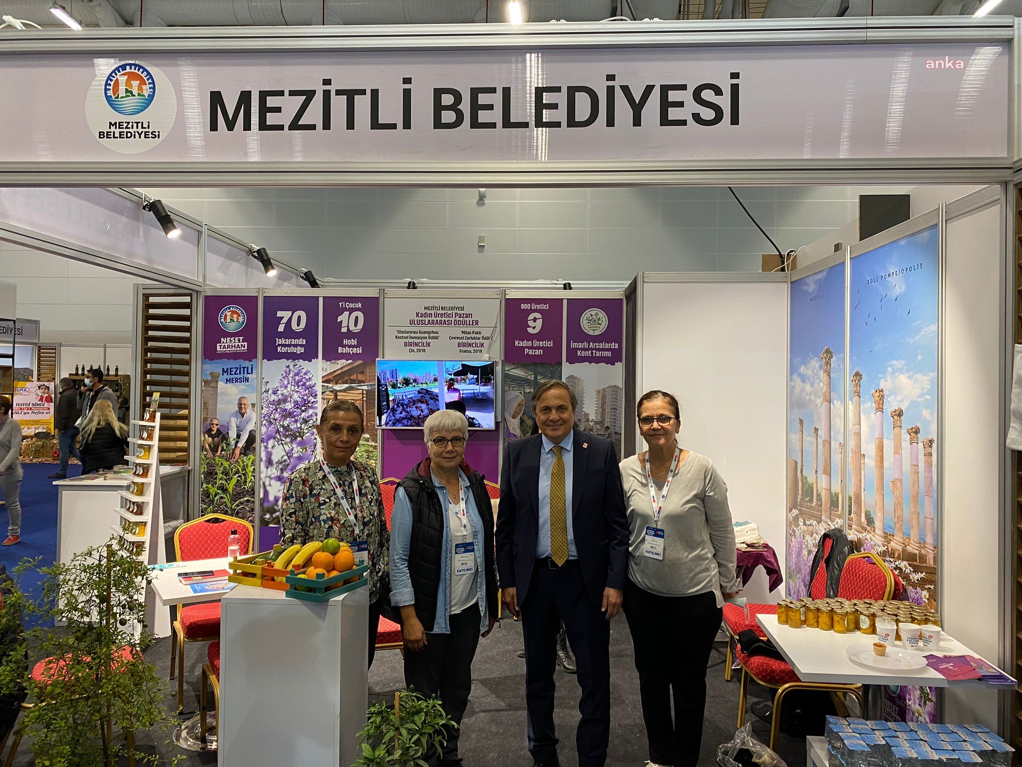 MEZİTLİ BELEDİYE BAŞKANI TARHAN, TARIM ZİRVESİ'NDE GERÇEKLEŞTİRDİKLERİ PROJELERİ ANLATTI