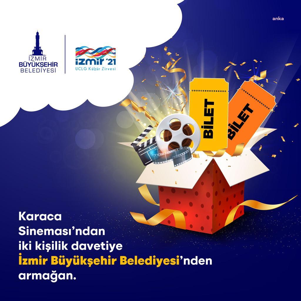 İZMİR BÜYÜKŞEHİR BELEDİYESİ SİNEMASEVERLERE BİLET HEDİYE EDİYOR