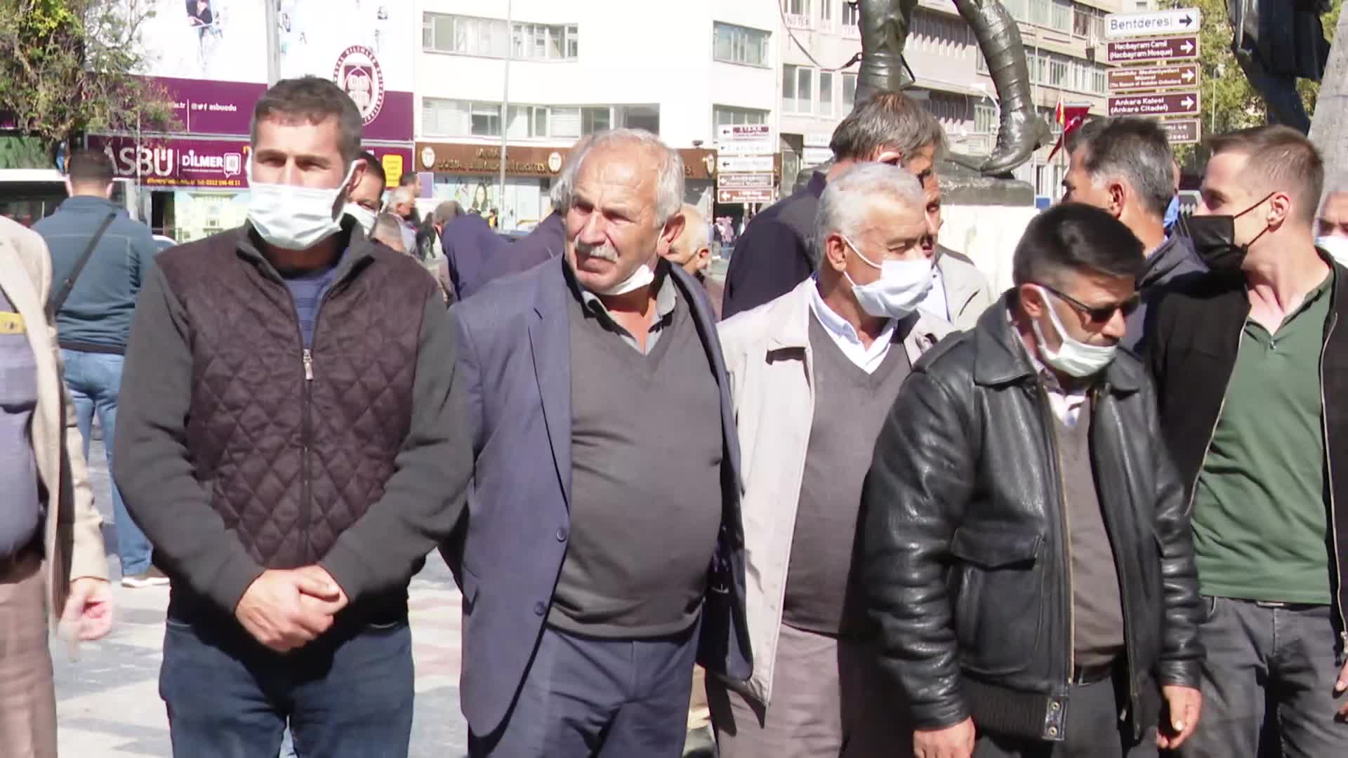 ÇİFTÇİLER ANKARA'DA: "31 EKİM İTİBARİYLE 100 BİN AİLENİN EVİNE ATEŞ DÜŞECEK"