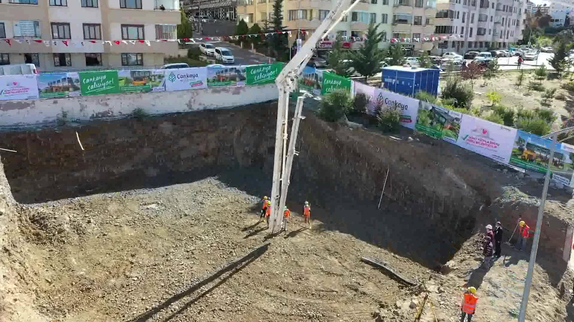 ÇANKAYA BELEDİYESİ 14. KREŞİNİN TEMELİNİ DİKMEN KARAPINAR’DA ATTI