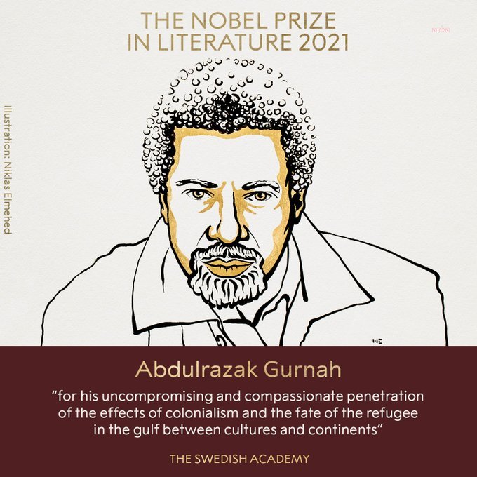 NOBEL EDEBİYAT ÖDÜLÜ ABDULRAZAK GURNAH'IN OLDU