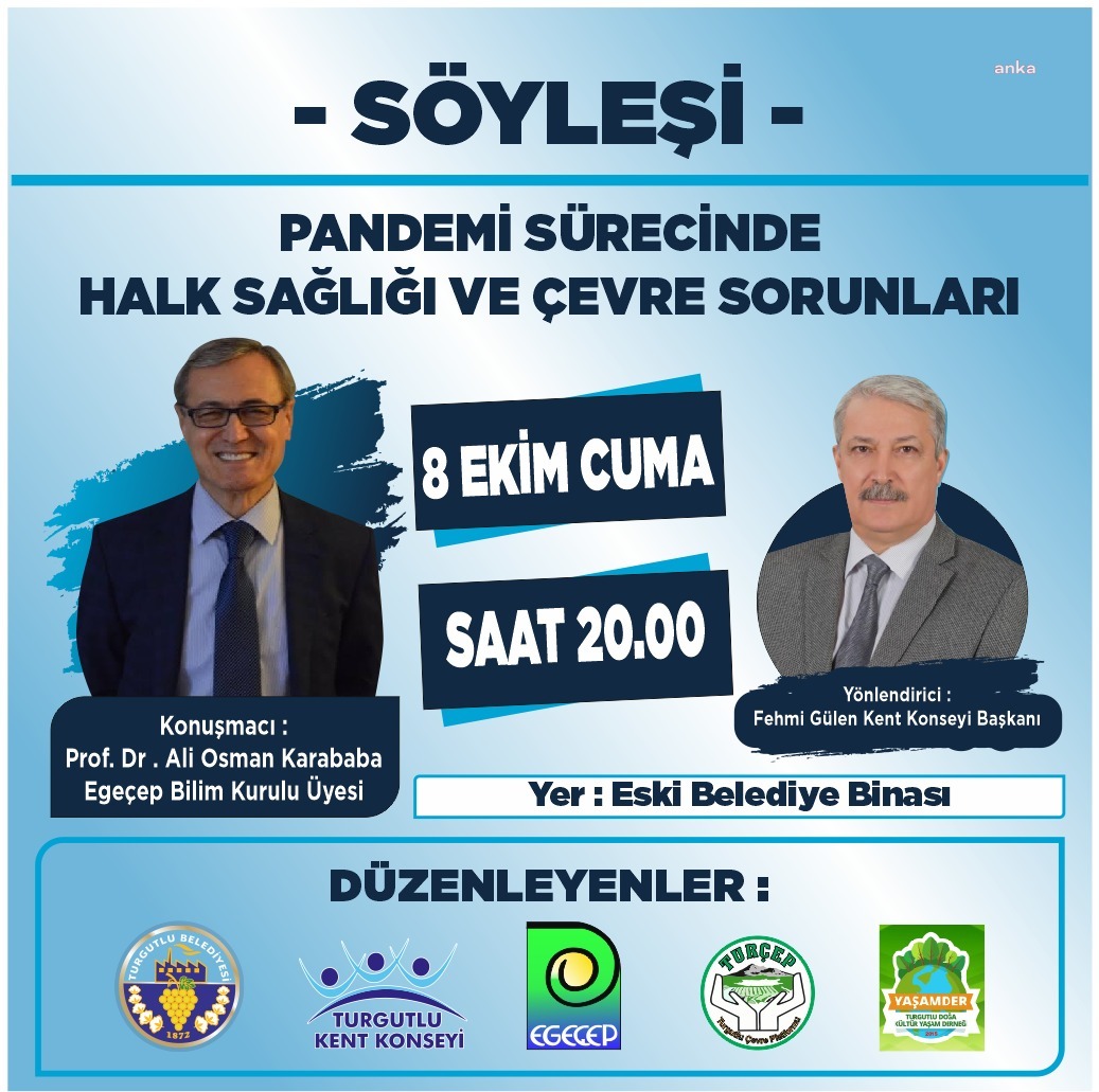 TURGUTLU’DA PANDEMİ SÜRECİ FARKLI YÖNLERİYLE ELE ALINACAK