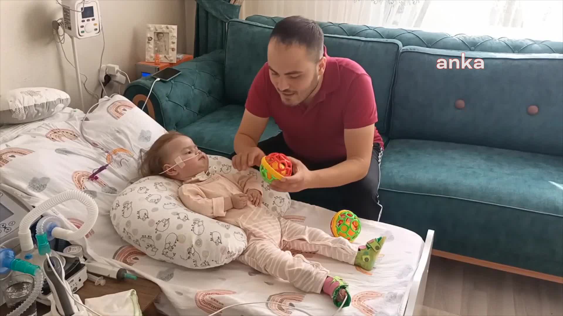 EDREMİTLİ SMA HASTASI 18 AYLIK DEFNE BEBEK İÇİN ZAMAN DARALIYOR
