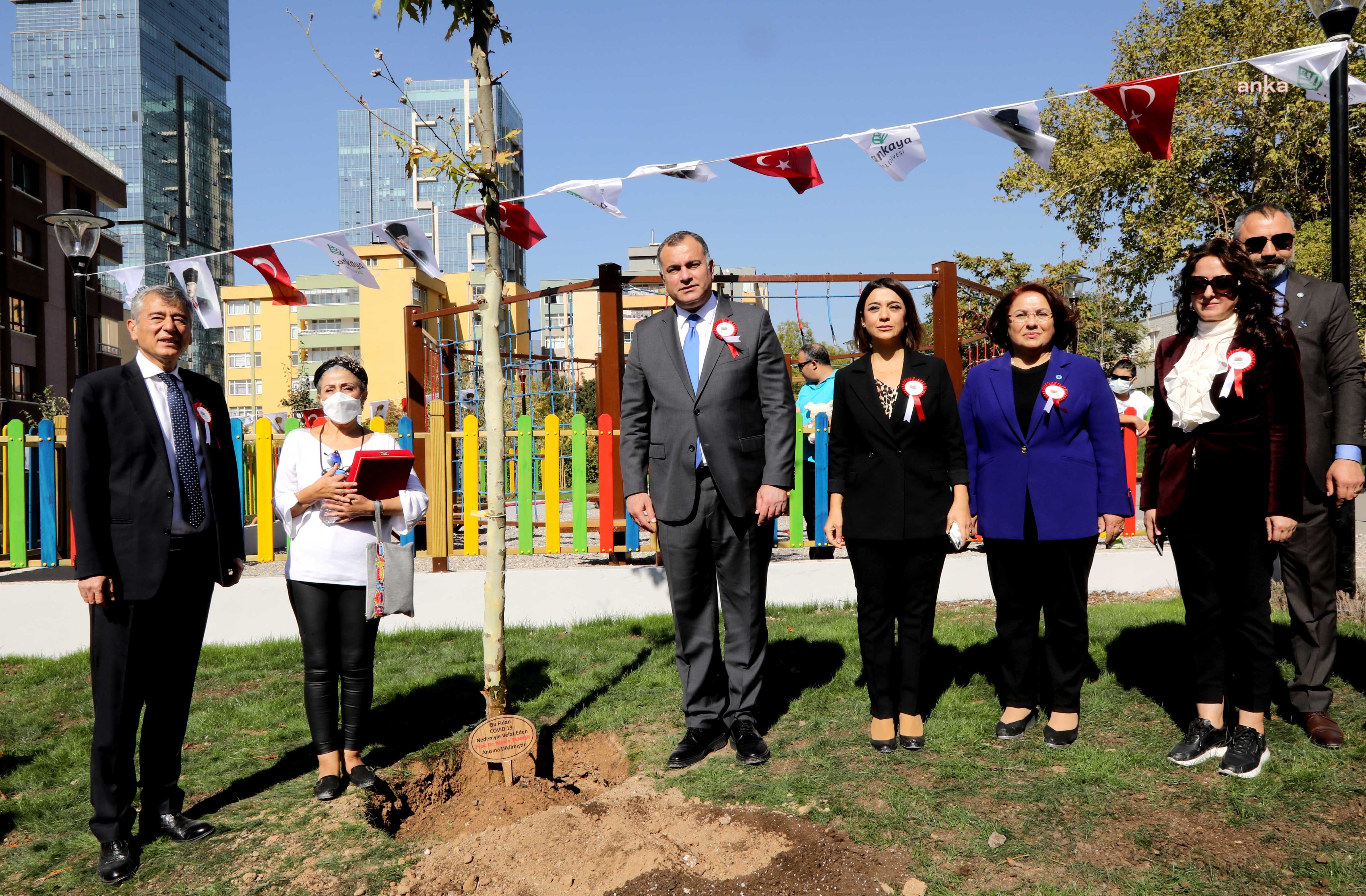ÇANKAYA BELEDİYESİ ECZACILAR ANIT PARKI'NI HİZMETE AÇTI