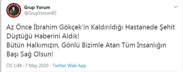 GRUP YORUM ÜYESİ İBRAHİM GÖKÇEK VEFAT ETTİ