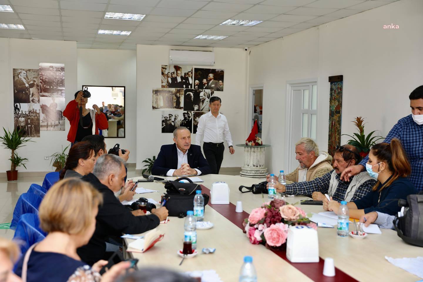 DİDİM BELEDİYE BAŞKANI ATABAY, GAZETECİLERLE BİR ARAYA GELDİ