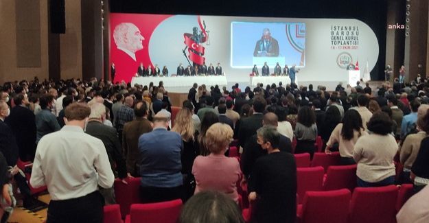 7 ADAYIN YARIŞTIĞI İSTANBUL BAROSU GENEL KURULU'NDA OY VERME İŞLEMİ BAŞLADI
