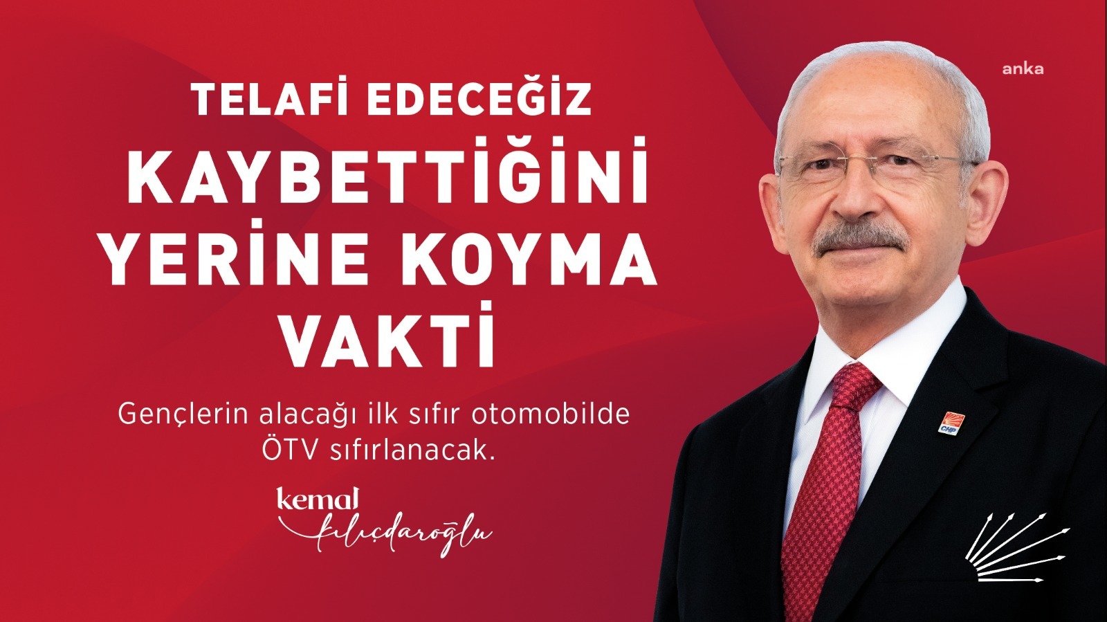 CHP’DEN “TELAFİ EDECEĞİZ! KAYBETTİĞİNİ YERİNE KOYMA VAKTİ” KAMPANYASI