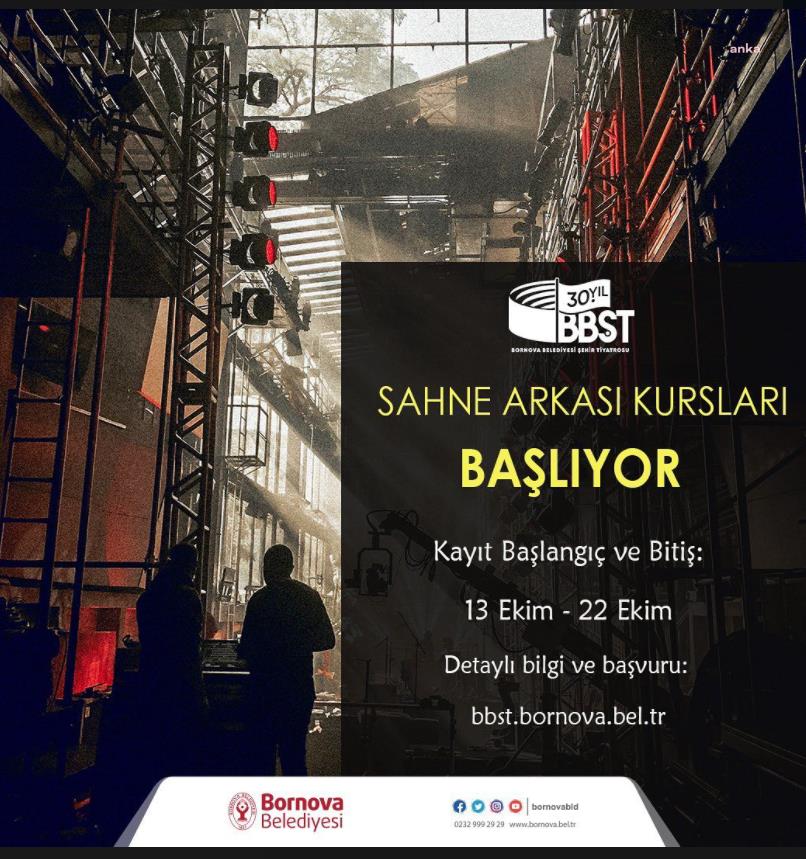 BORNOVA’DA SANAT KURSLARI BAŞLIYOR