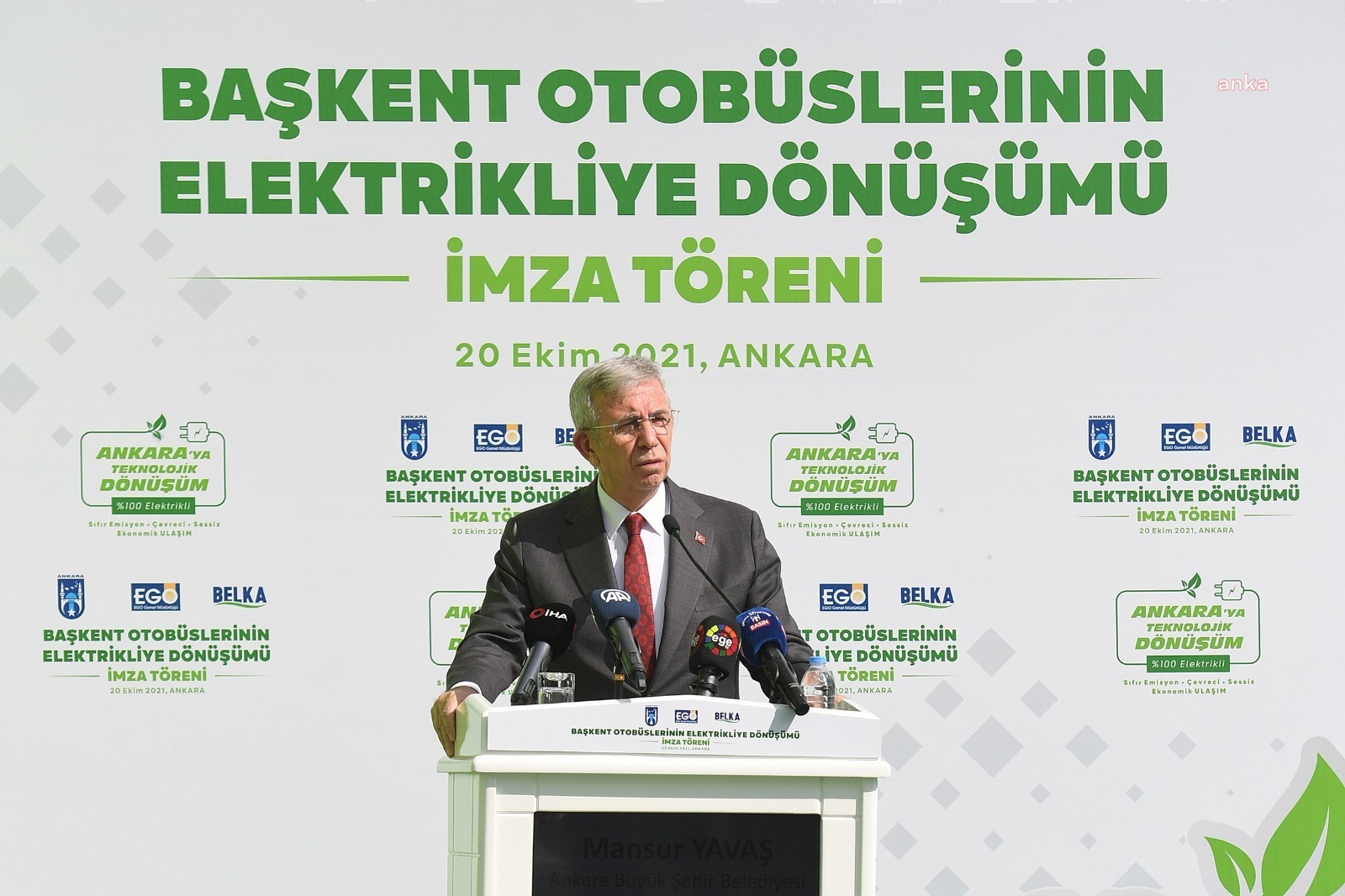ANKARA BÜYÜKŞEHİR BELEDİYE BAŞKANI YAVAŞ: "ANKARA'YI YEŞİL DÖNÜŞÜMÜN MERKEZİ YAPMAYI HEDEFLİYORUZ"