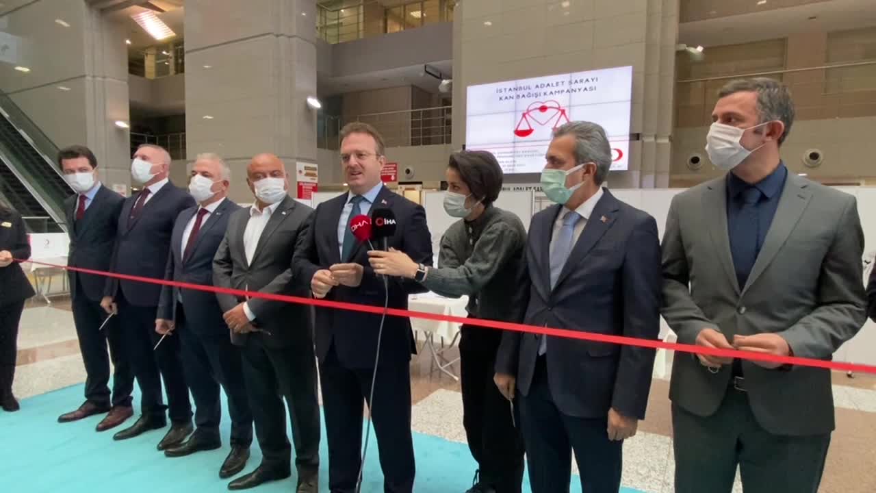 KIZILAY'IN İSTANBUL ADALET SARAYI'NDAKİ KAN BAĞIŞI KAMPANYASI TEKRAR BAŞLADI