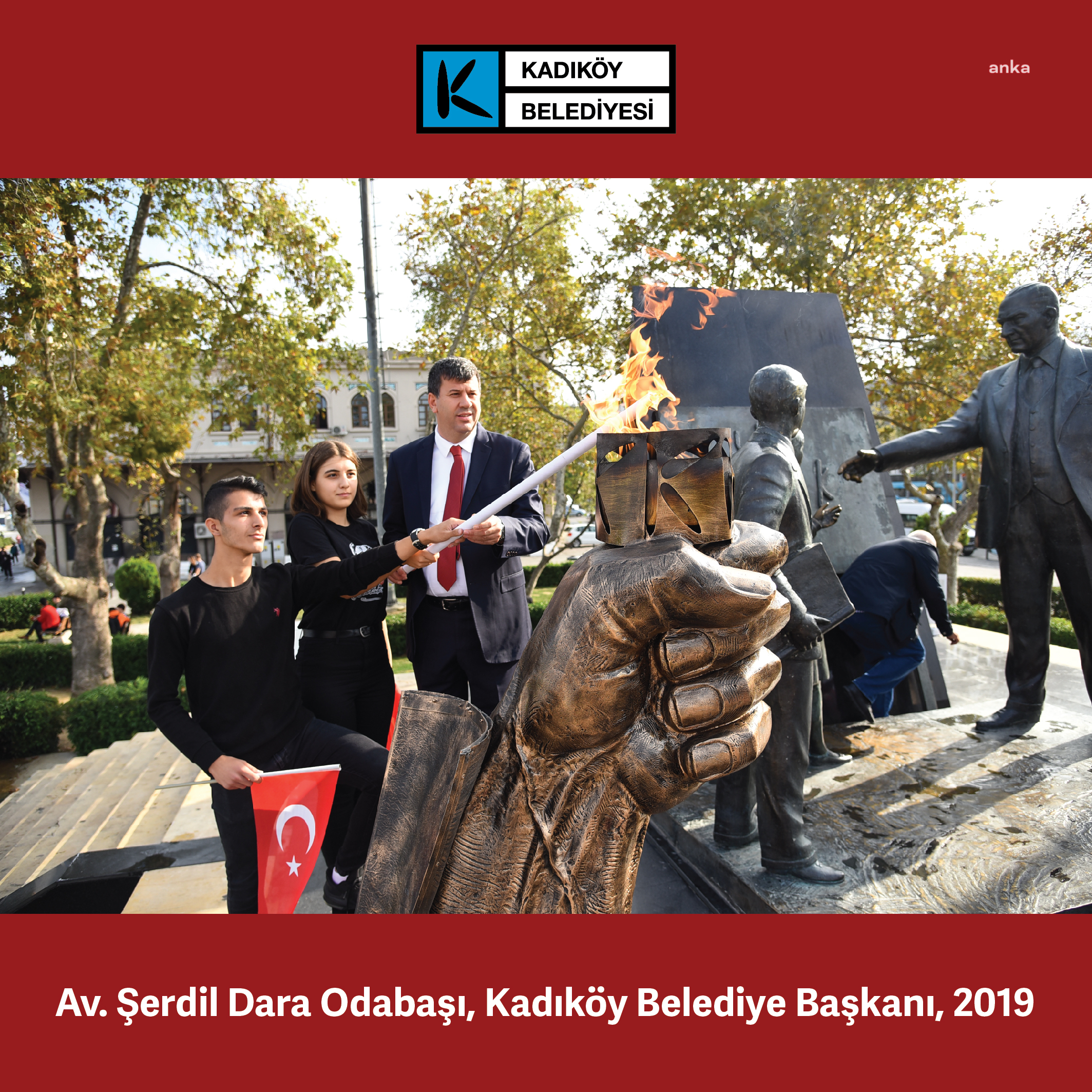 KADIKÖY BELEDİYE BAŞKANI ODABAŞI'NDAN "CUMHURİYET'İ SAHİPLENİN" ÇAĞRISI