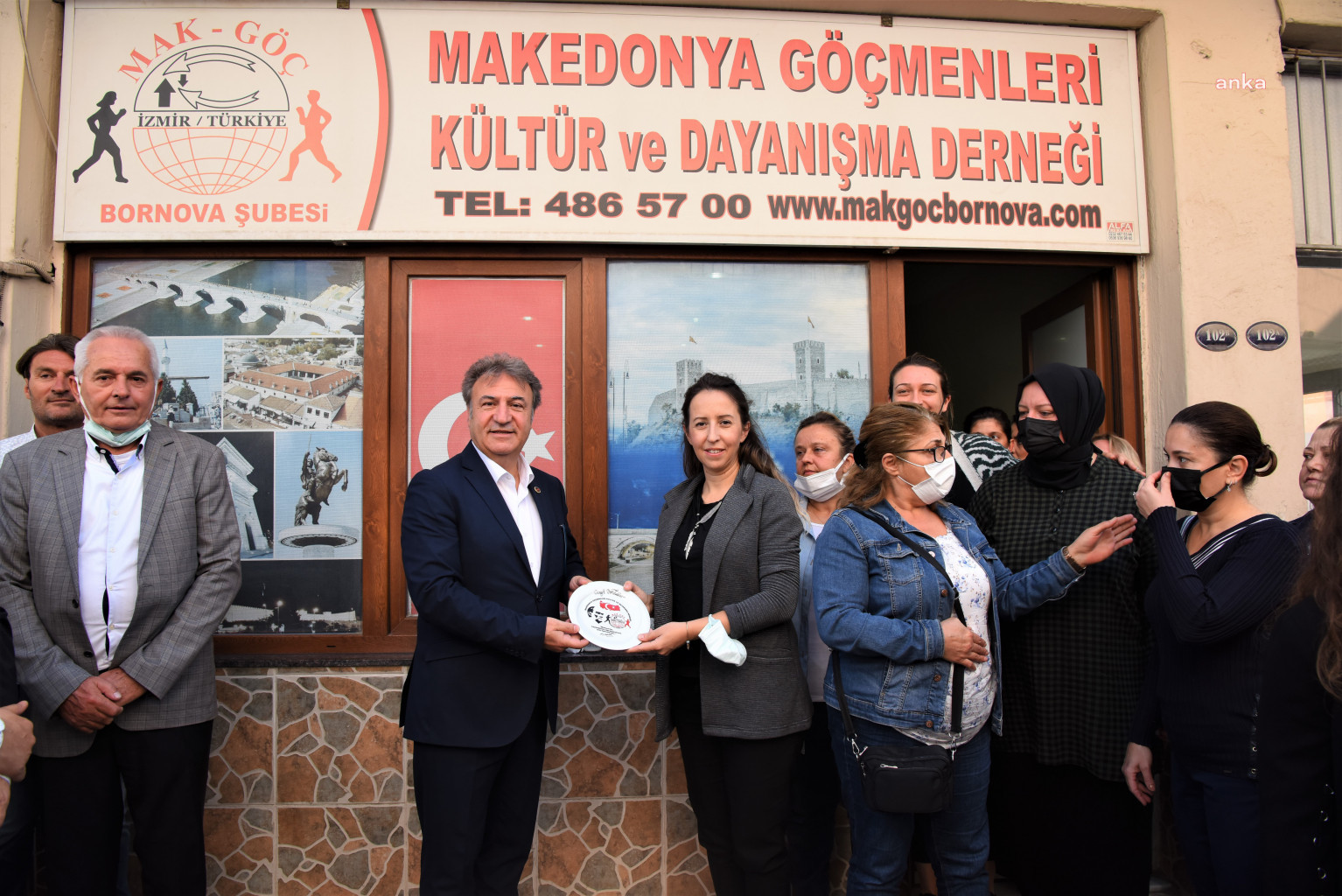 BORNOVA BELEDİYE BAŞKANI İDUĞ’DAN MAKEDONYA ÇIKARMASI
