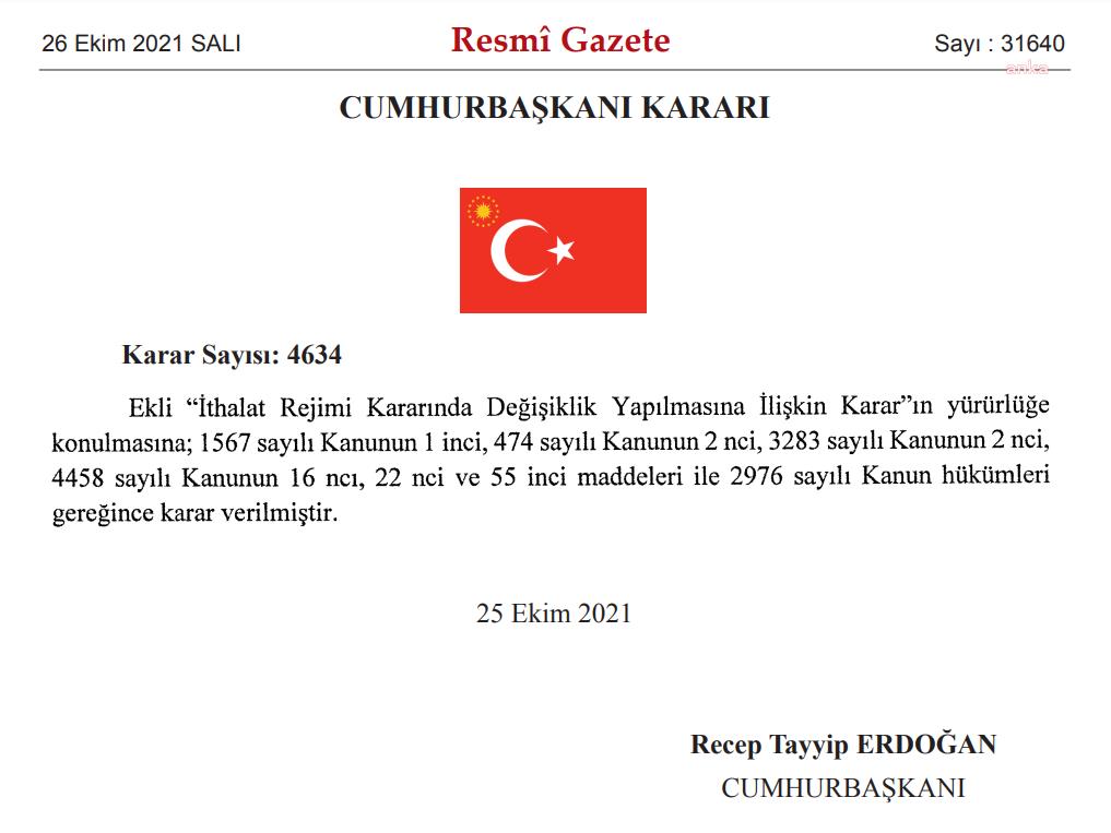 HAM AYÇİÇEĞİ YAĞI VE ASPİR TOHUMUNDAN 31 ARALIK'A KADAR GÜMRÜK VERGİSİ ALINMAYACAK