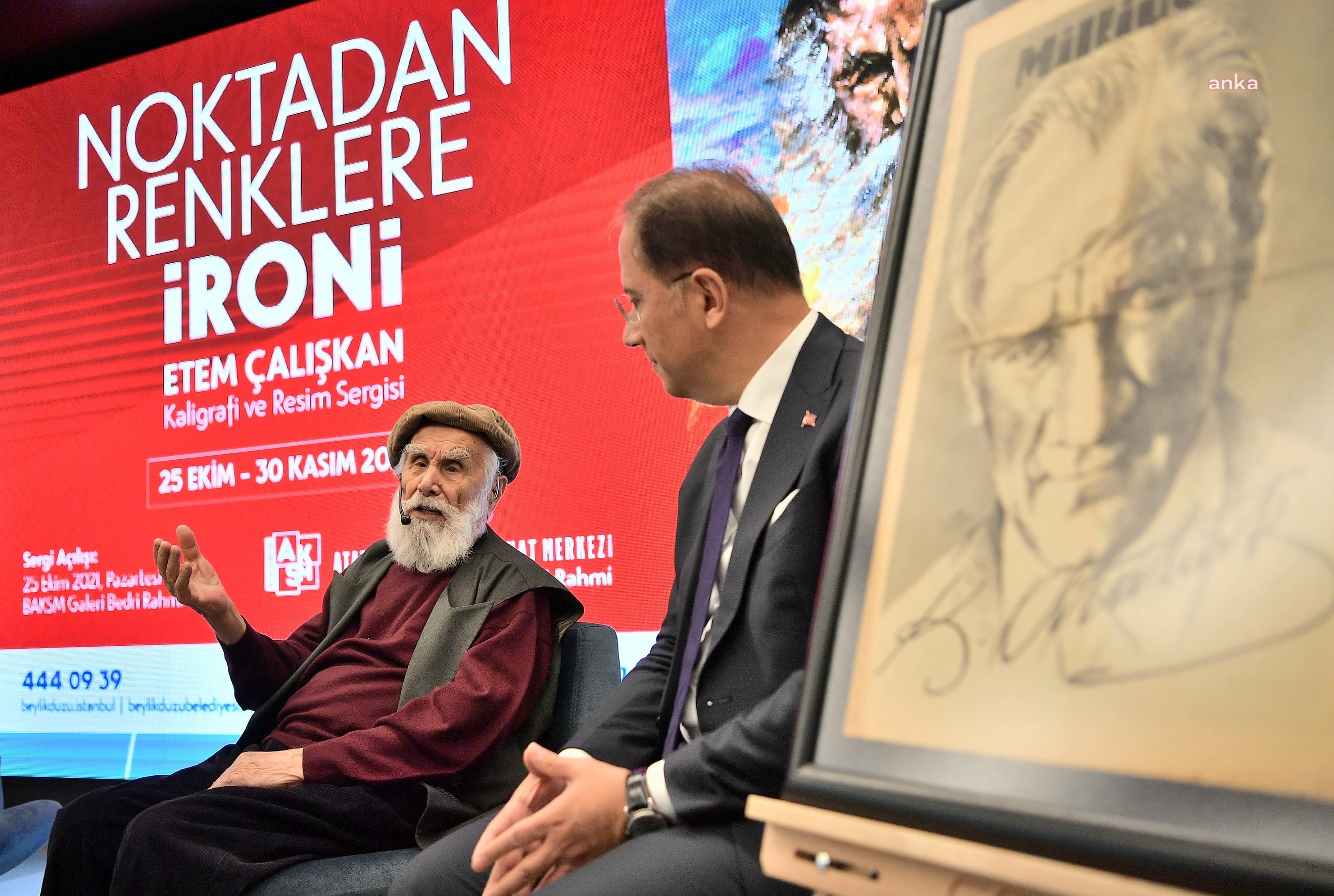 CUMHURİYET ÇINARI ETEM ÇALIŞKAN'IN ESERLERİ BEYLİKDÜZÜ’NDE