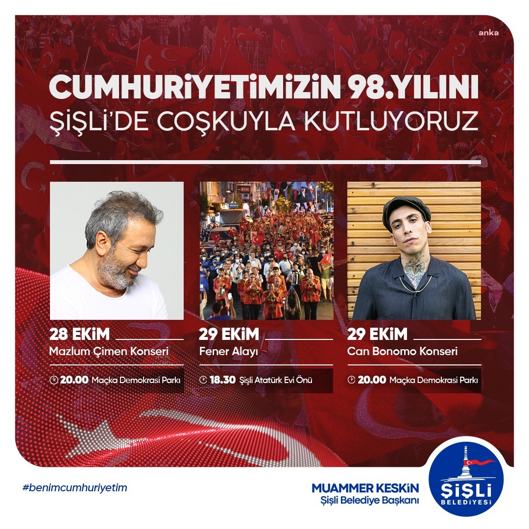 CUMHURİYET COŞKUSU ŞİŞLİ’DE YAŞANACAK