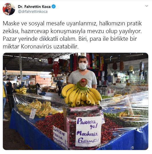 BAKAN KOCA: UYARILARIMIZ HALKIMIZIN PRATİK ZEKASIYLA YAYILIYOR