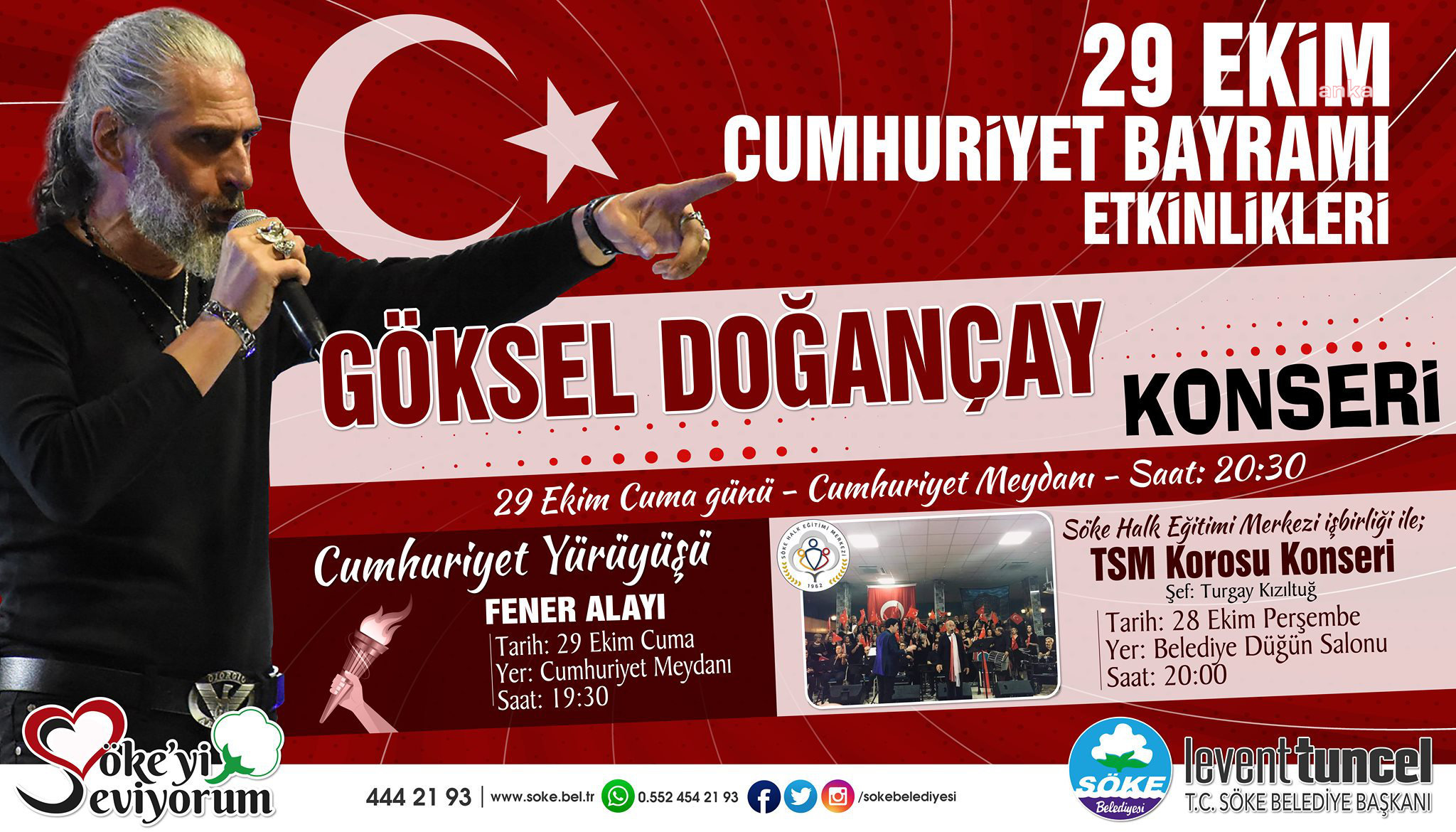 SÖKE’DE CUMHURİYET COŞKUSU İÇİN GERİ SAYIM BAŞLADI