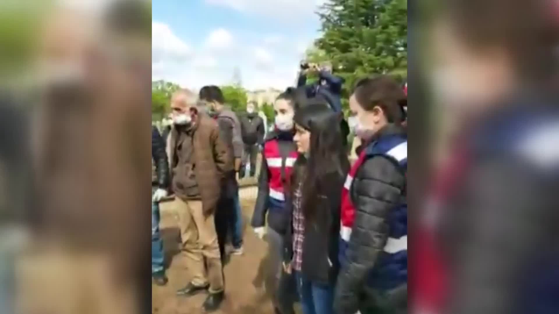 İBRAHİM GÖKÇEK'İN CENAZESİNE  KAYSERİ'DE ENGELLEME