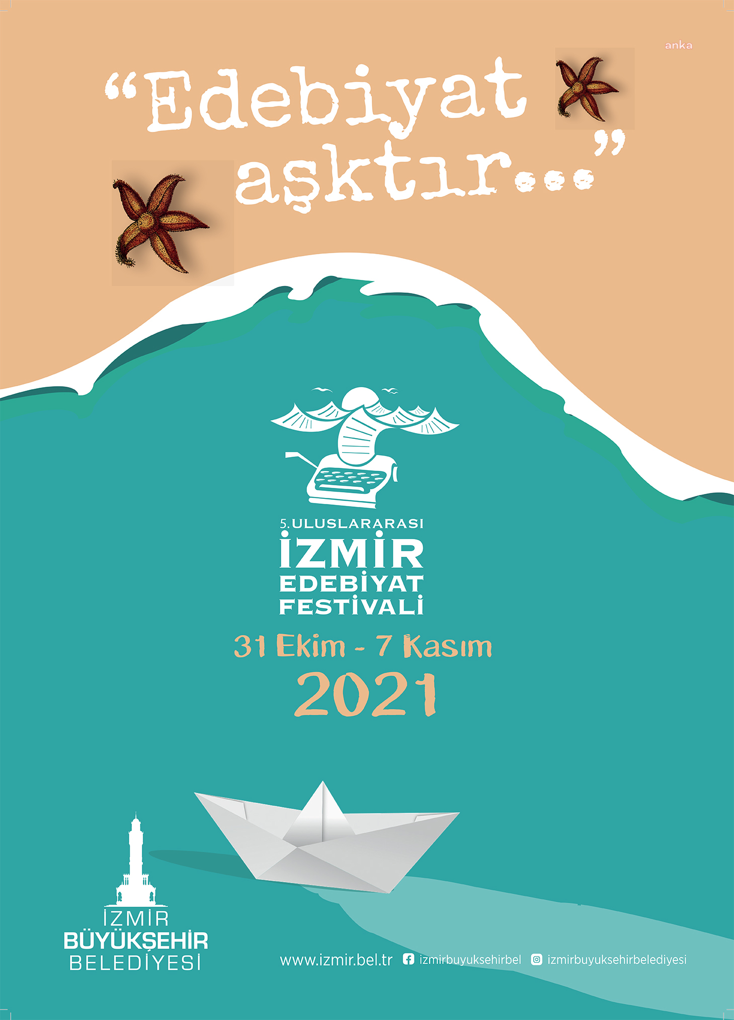 5. ULUSLARARASI İZMİR EDEBİYAT FESTİVALİ BAŞLIYOR