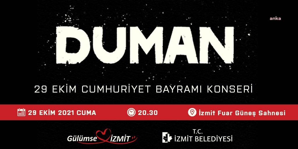 İZMİT DUMAN KONSERİNE HAZIRLANIYOR
