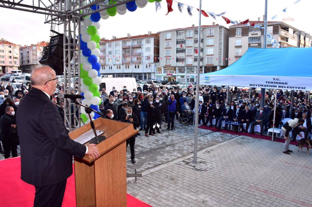 TEKİRDAĞ BÜYÜKŞEHİR BELEDİYESİ, SARAY ATATÜRK KÜLTÜR MERKEZİ'Nİ HİZMETE AÇTI