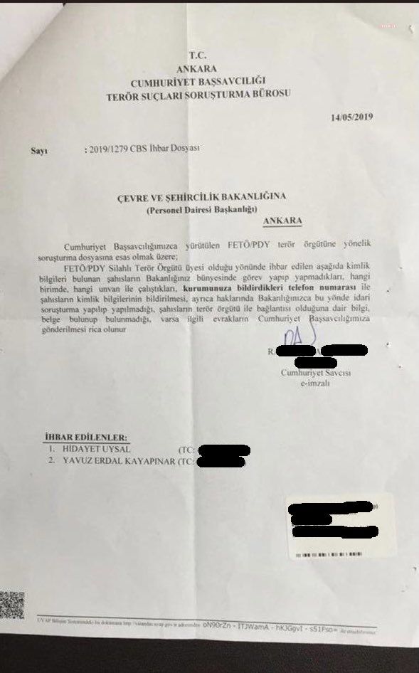 SEDAT PEKER’İN “SADIK SOYLU FETÖ SORUŞTURMASINI KAPATTIRDI” İDDİASINDA ADI GEÇEN BAKANLIK BÜROKRATI GÖREVİNDEN ALINDI