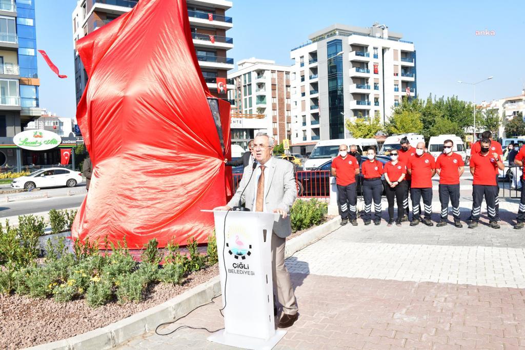 ÇİĞLİ'DE DEPREM ANITI AÇILDI