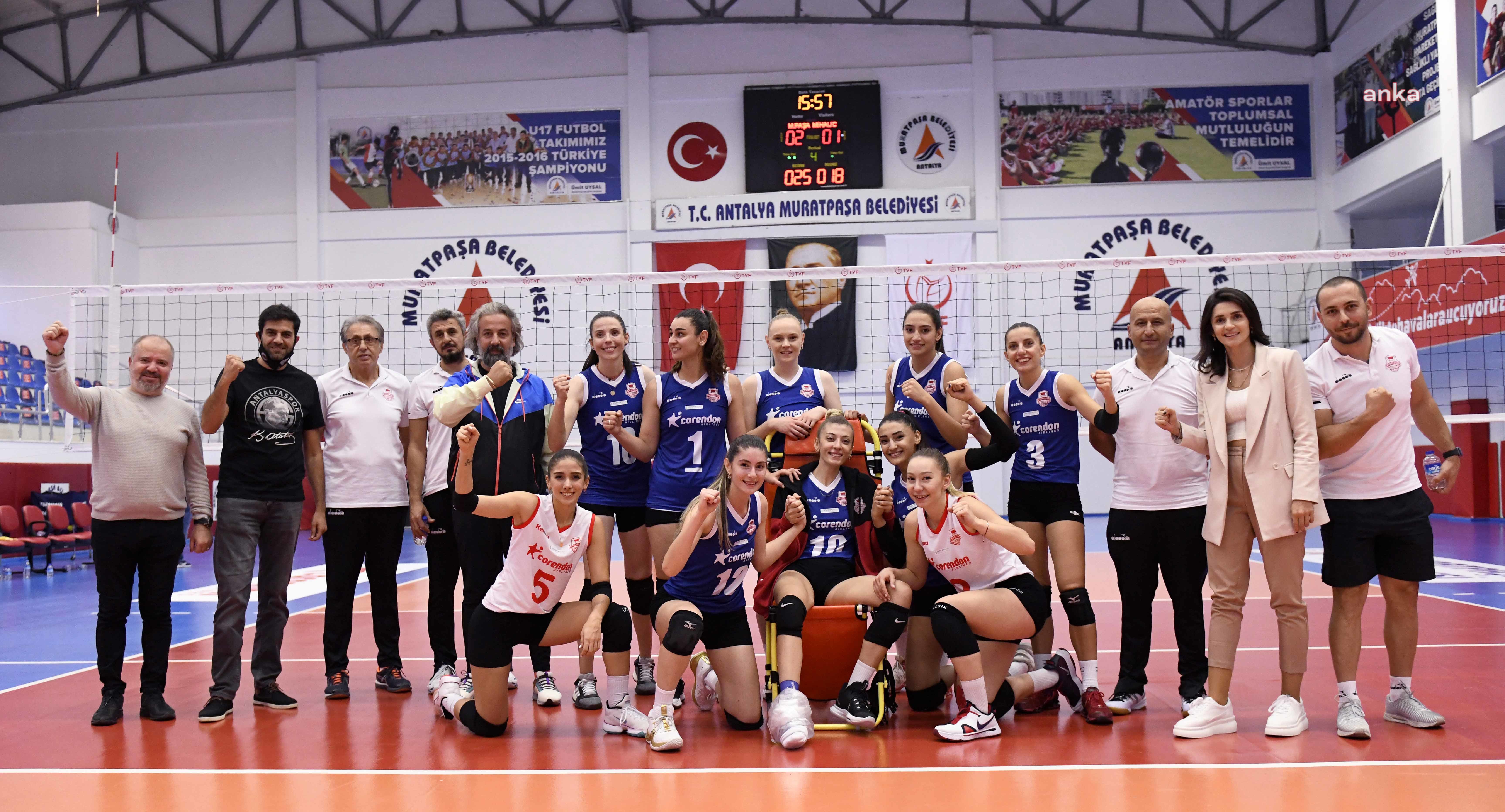 MURATPAŞA BELEDİYESPOR GALİBİYET SERİSİNİ 4 MAÇA ÇIKARDI