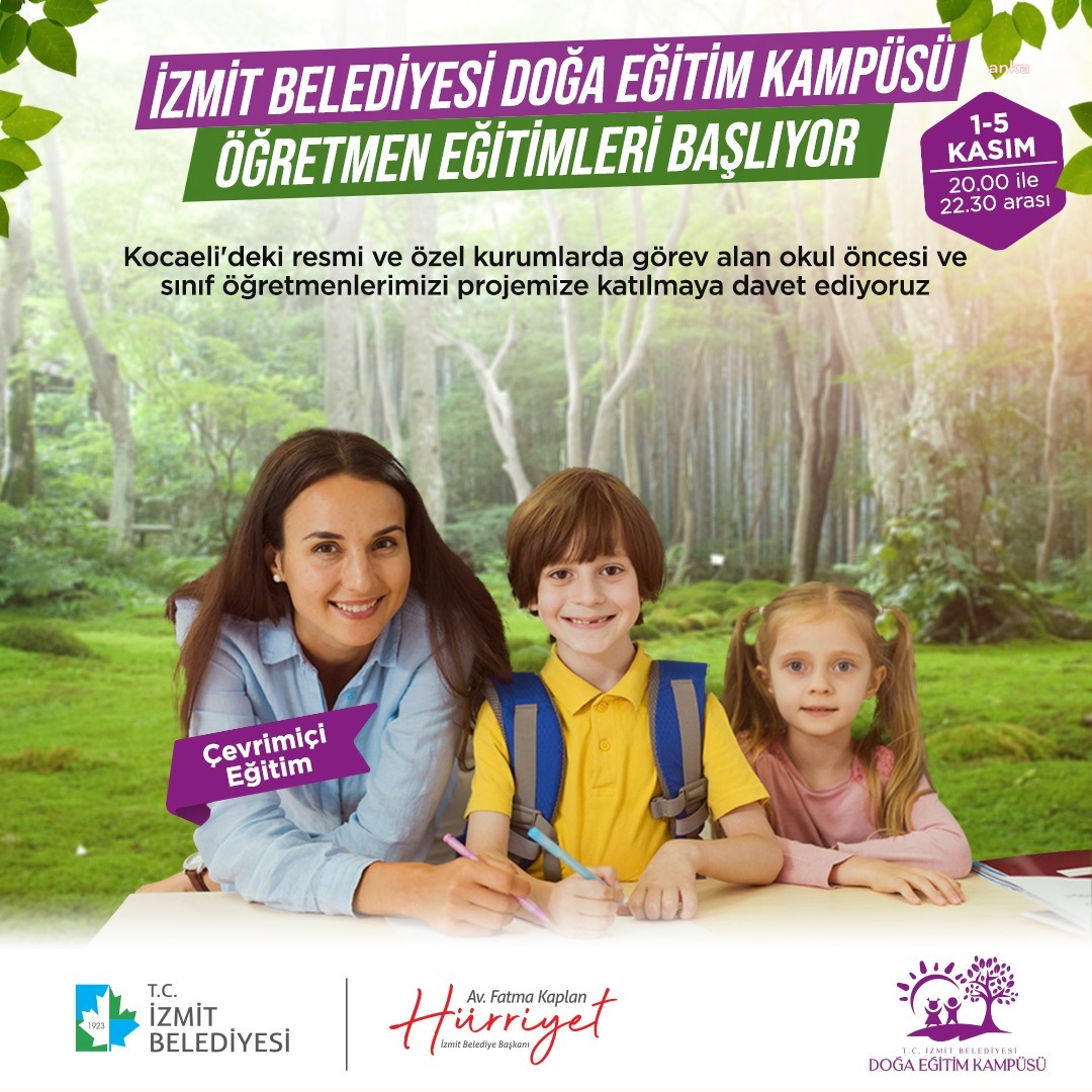 İZMİT BELEDİYESİ'NİN ÖĞRETMEN EĞİTİMLERİ BUGÜN BAŞLIYOR