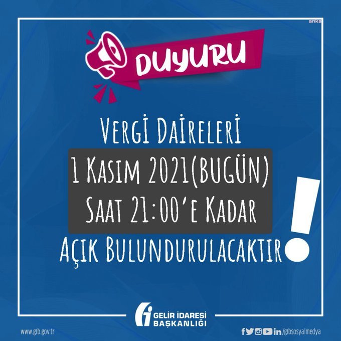 YAPILANDIRILAN BORÇLARIN 1. TAKSİTİNİN ÖDEME SÜRESİ SAAT 21.00'E KADAR UZATILDI