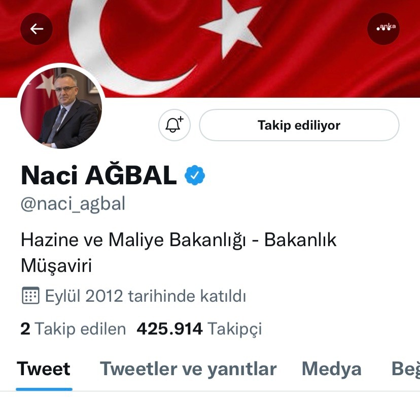 ESKİ MERKEZ BANKASI BAŞKANI AĞBAL HAZİNE VE MALİYE BAKANLIĞI'NDA MÜŞAVİR OLARAK GÖREVLENDİRİLDİ
