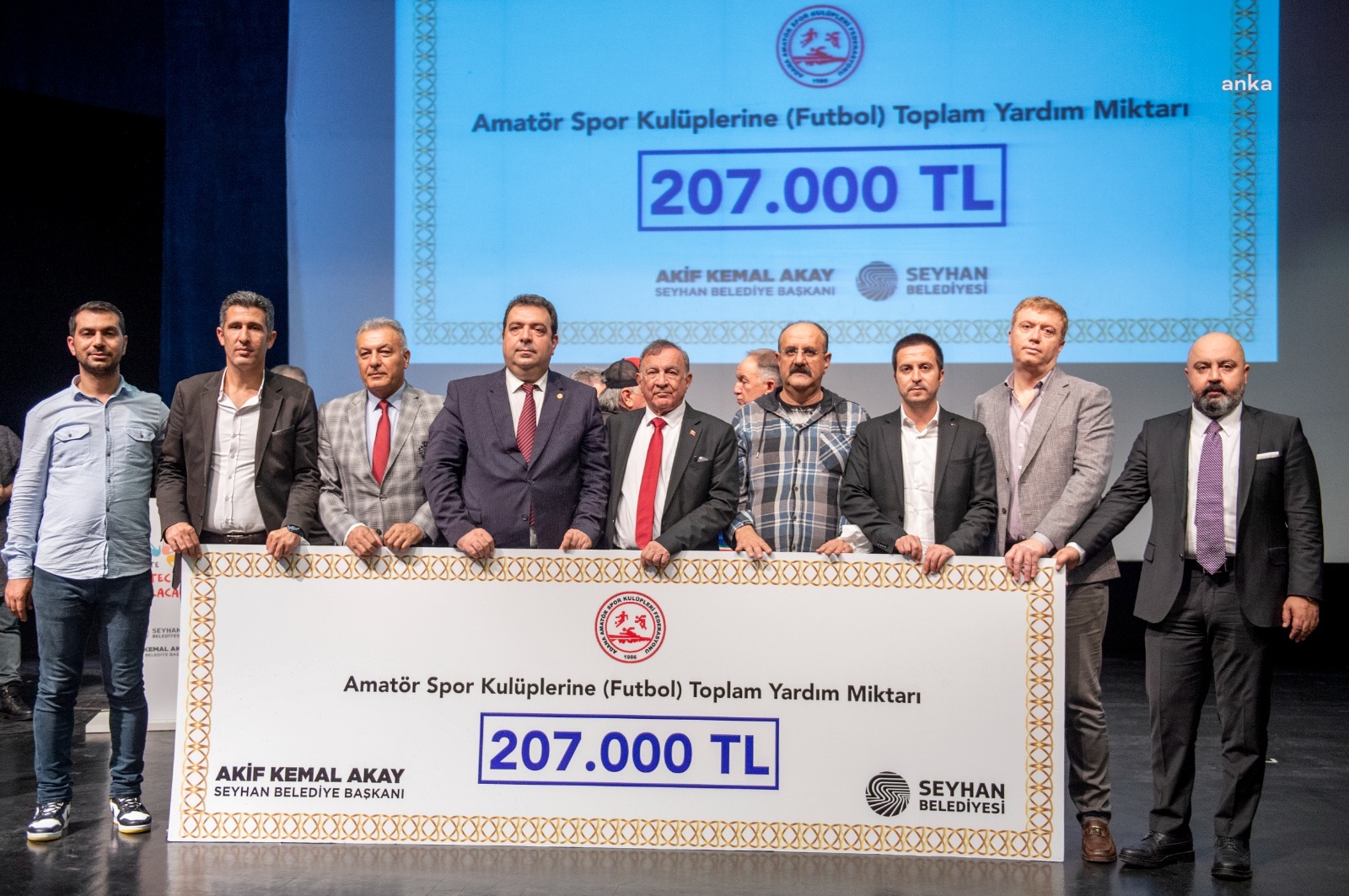 SEYHAN BELEDİYESİ’NDEN, 38 AMATÖR FUTBOL KULÜBÜ’NE 207 BİN TL DESTEK