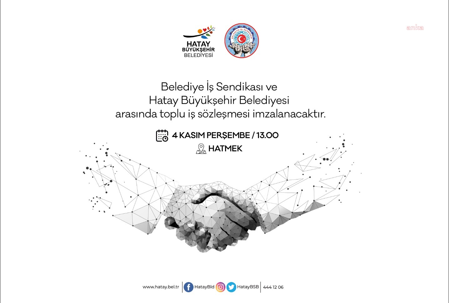 HATAY BÜYÜKŞEHİR'DE TOPLU İŞ SÖZLEŞMESİ SEVİNCİ