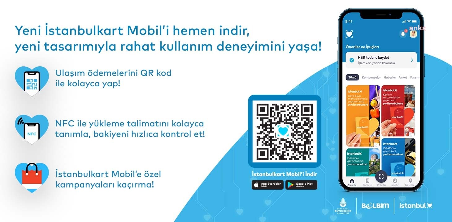 İSTANBULKART'IN MOBİL UYGULAMASI YENİLENDİ