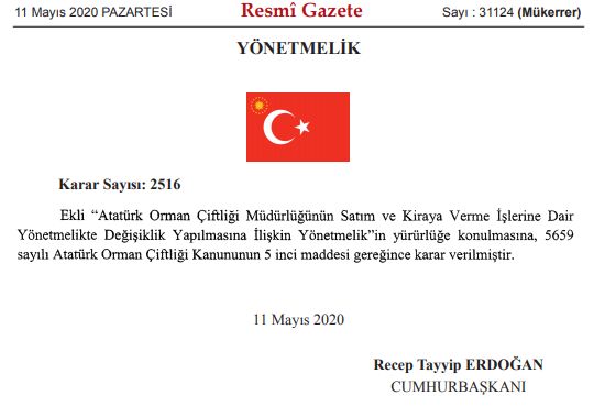 AOÇ TAŞINMAZLARININ KİRASI ERTELENDİ