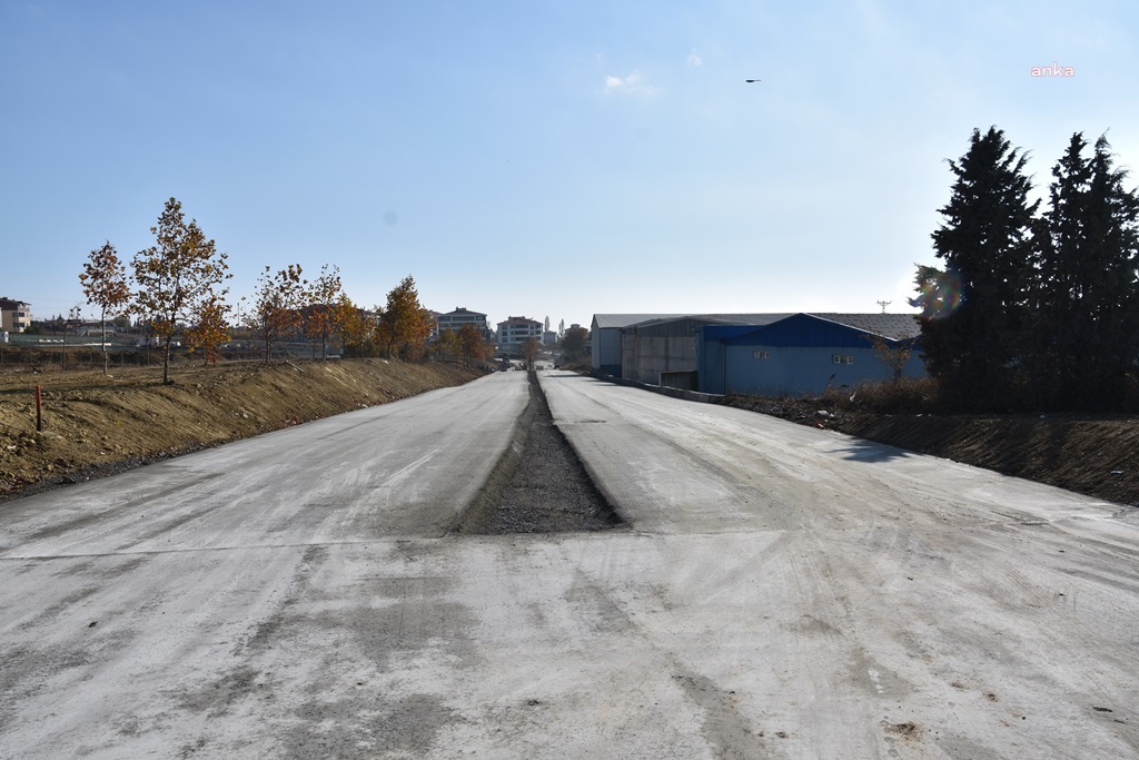 TEKİRDAĞ'DA SÜLEYMANPAŞA OTOGARI BAĞLANTI YOLUNDAKİ ÇALIŞMALAR TAMAMLANDI