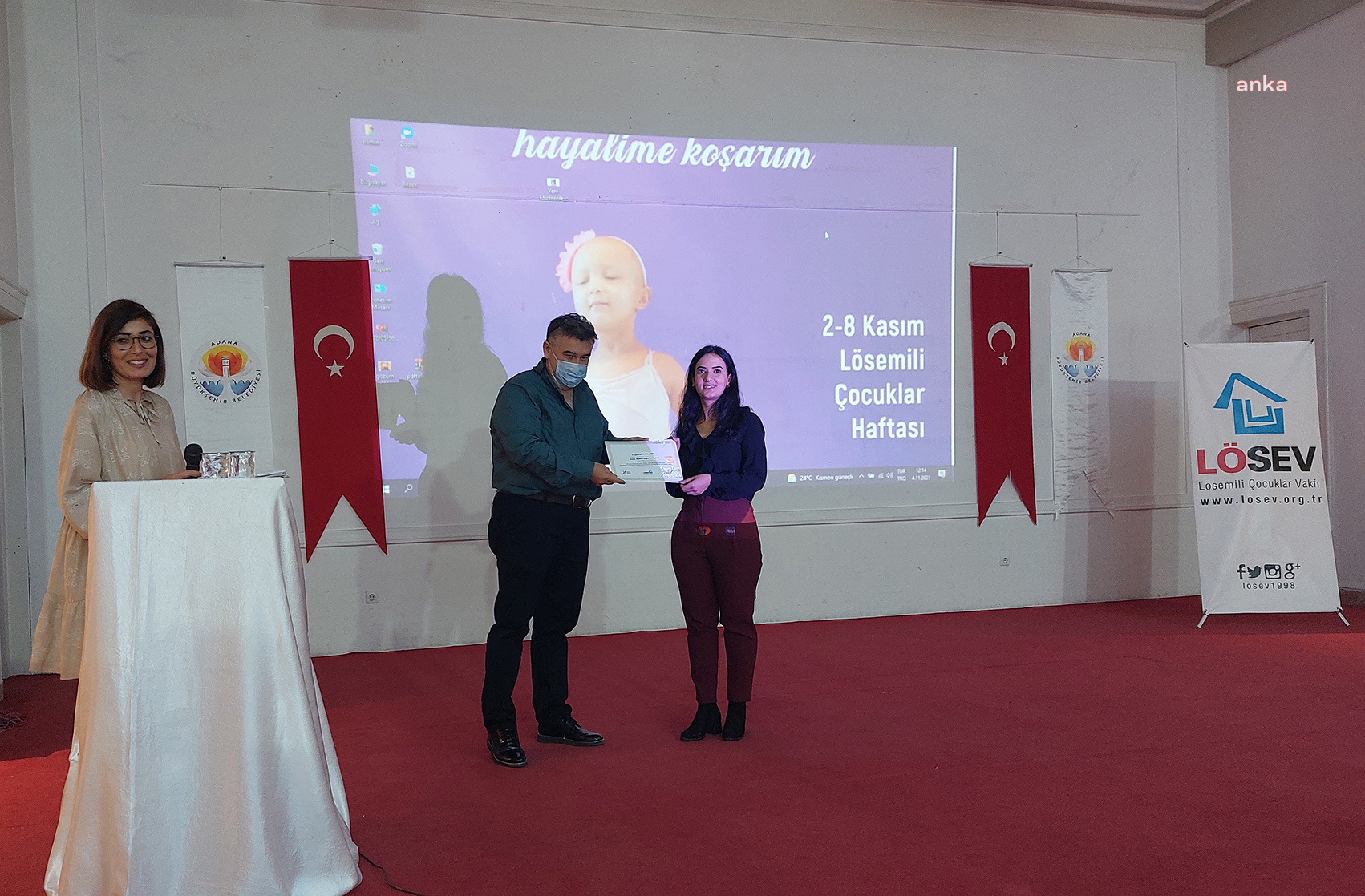 ADANA BÜYÜKŞEHİR VE LÖSEV'DEN FARKINDALIK ETKİNLİĞİ