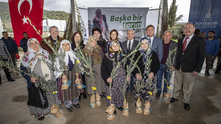 BAYINDIR'DA 13 BİN FİDAN TOPRAKLA BULUŞTU