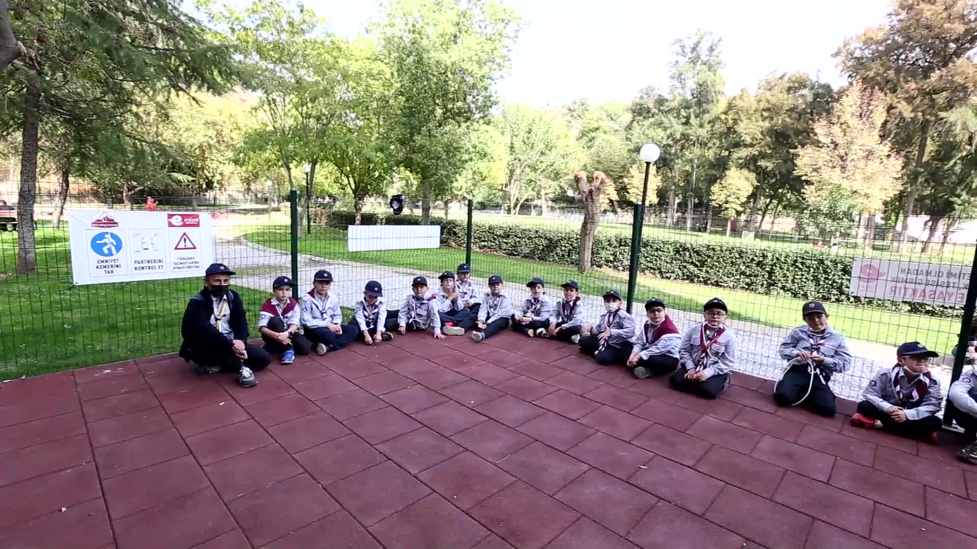 EFELER'İN TIRMANIŞ DUVARI ÇOCUKLARI AĞIRLADI