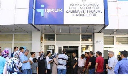 İSTİHDAMDAKİ DARALMA İŞKUR RAKAMLARINA DA YANSIDI
