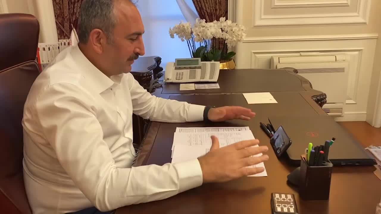ADALET BAKANI ABDULHAMİT GÜL BAŞKANLIĞINDA DOKUZUNCU 'KORONAVİRÜS ÖNLEMLERİ' TOPLANTISI