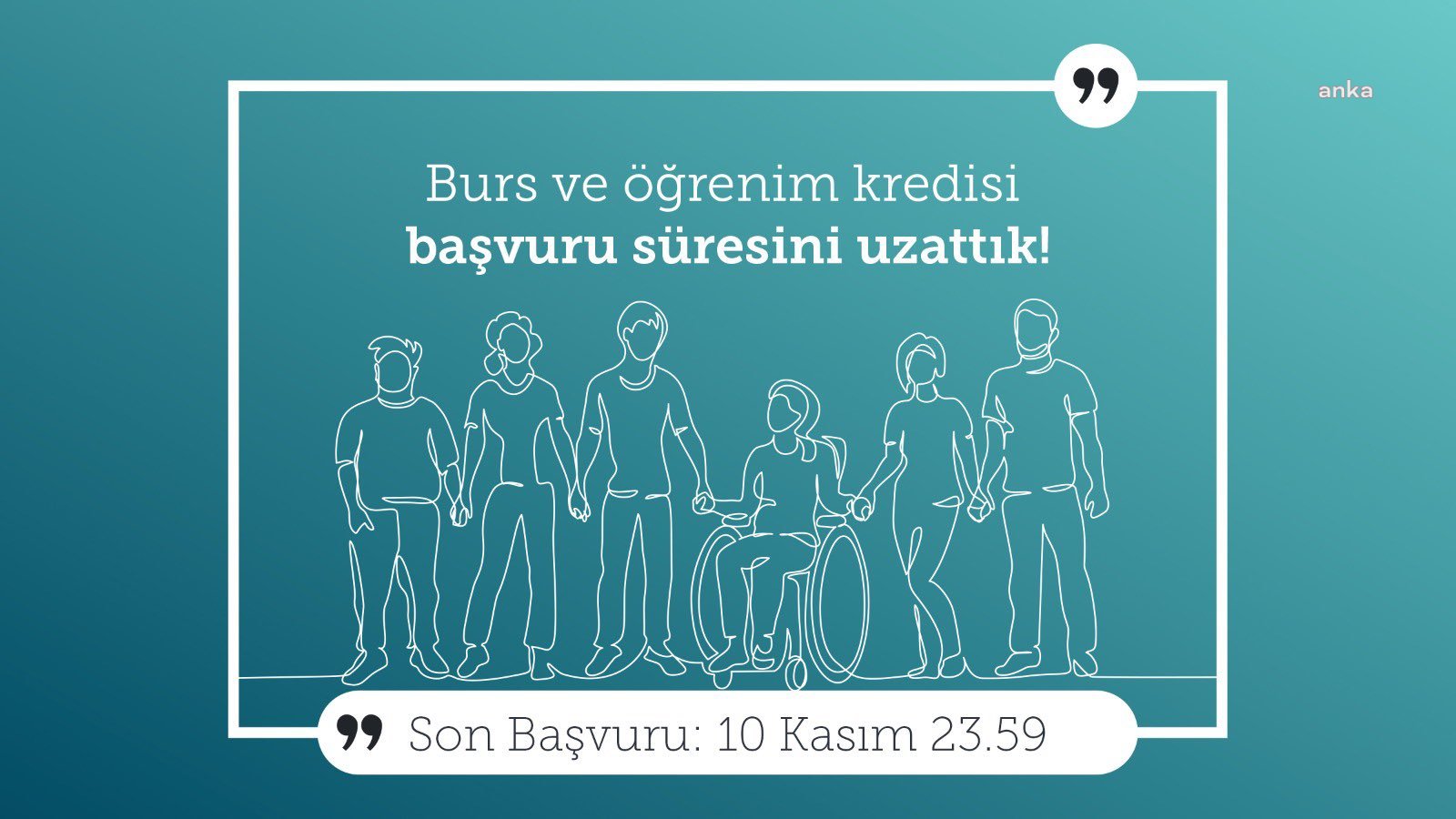 BURS VE ÖĞRENİM KREDİSİ BAŞVURULARI YARIN GECEYE KADAR UZATILDI